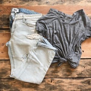 PAIGE Jimmy Jimmy Distressed Skinny